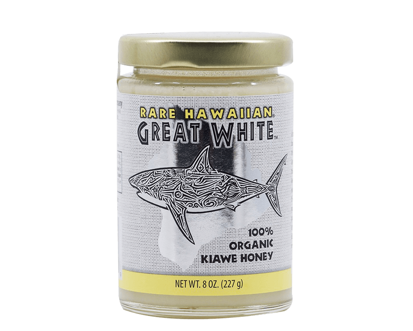 Rare Hawaiian Great White Organic Kiawe Honey