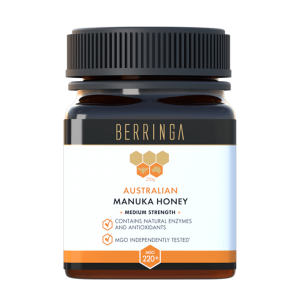 jar of australian manuka honey mgo 220