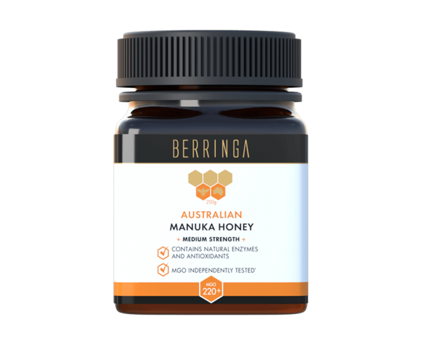 jar of australian manuka honey mgo 220