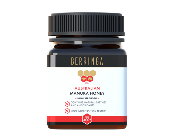 jar of australian manuka honey mgo 400