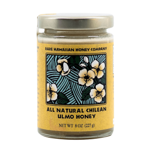 jar of rare hawaiian all natural chilean ulmo honey
