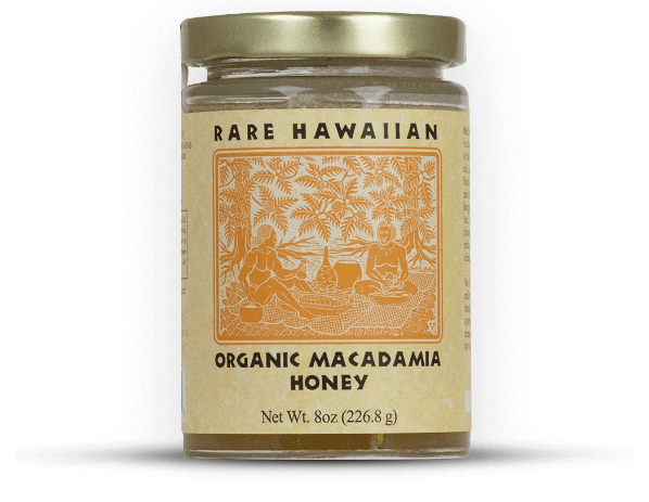 Jar of Rare Hawaiian Organic Macadamia Honey